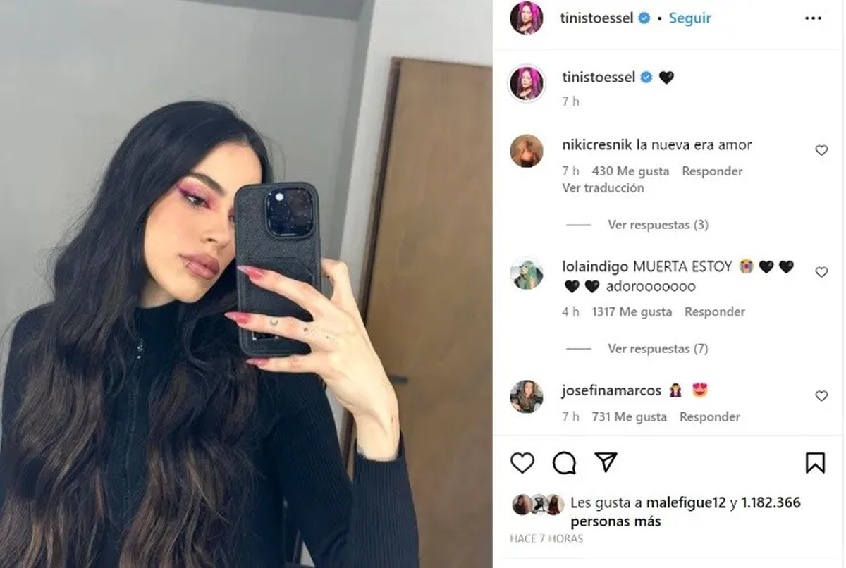 El nuevo look de Tini Stoessel.