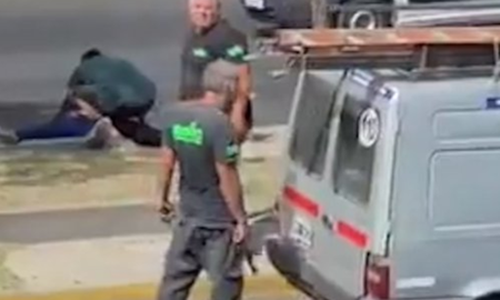 Quién es el hombre que recibió el duro golpe de un fierro Quién es el hombre que recibió el duro golpe de un fierro