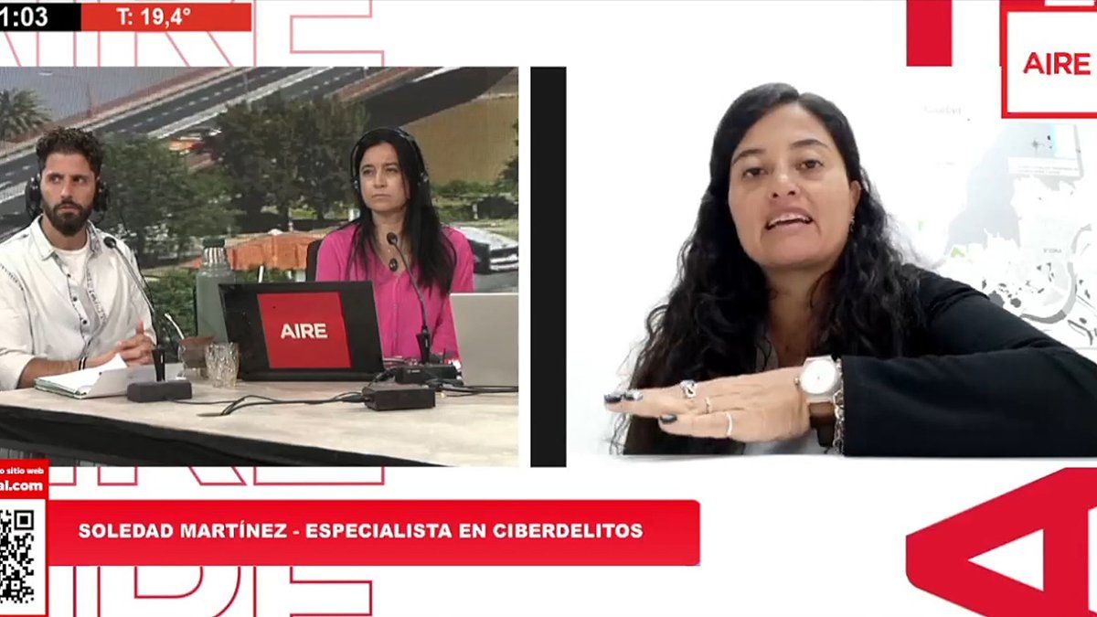 La especialista en seguridad informática, Soledad Martínez, advirtió que muchas veces cuando nos conectamos desde redes wifi públicas, podemos se víctimas de ciberdelitos.