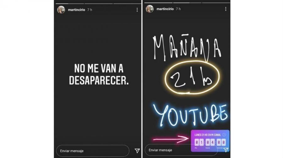 Captura a la historia de Martín Cirio