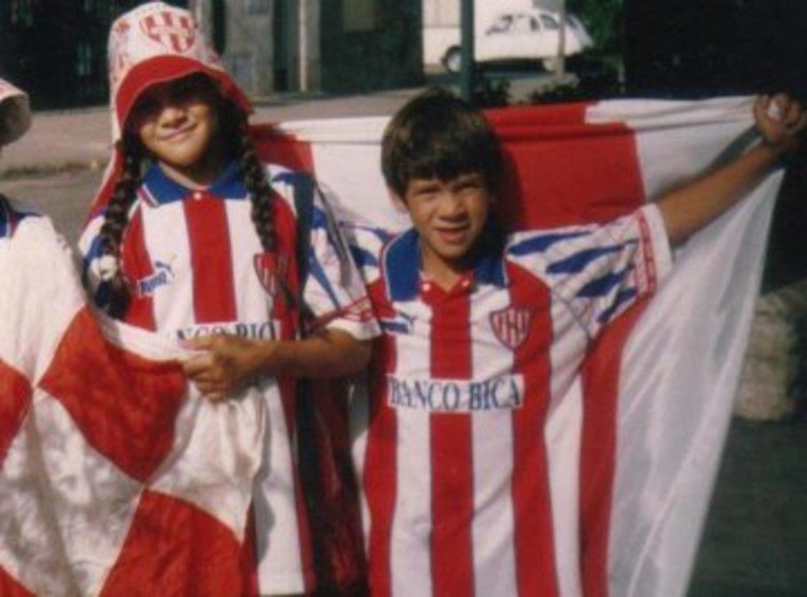 Diego Barisone en su infancia