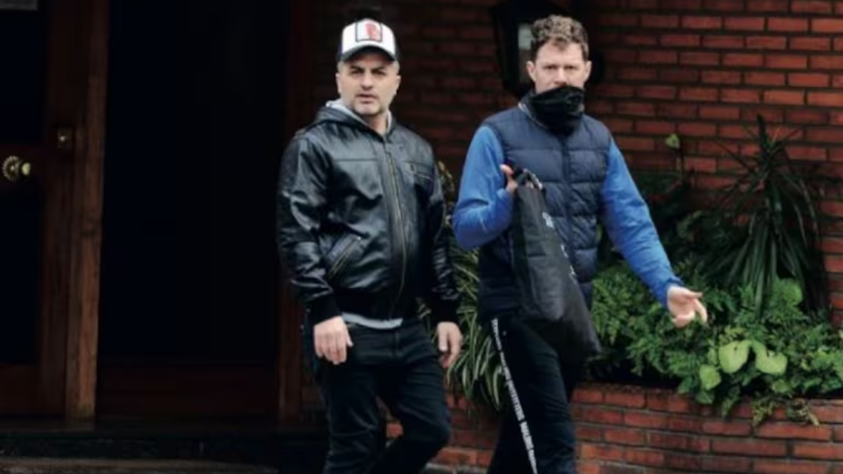 Ángel de Brito junto a Javier Medina, su esposo. Ángel de Brito junto a Javier Medina, su esposo.