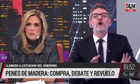 Terrible y escandaloso cruce entre Viviana Canosa y Luis Novaresio. Terrible y escandaloso cruce entre Viviana Canosa y Luis Novaresio.
