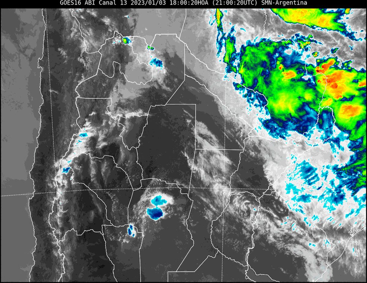 Imagen satelital.-