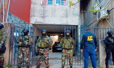 Los 10 allanamientos se realizaron en la provincia de Santa Fe, Entre Ríos y Buenos Aires. Los 10 allanamientos se realizaron en la provincia de Santa Fe, Entre Ríos y Buenos Aires.