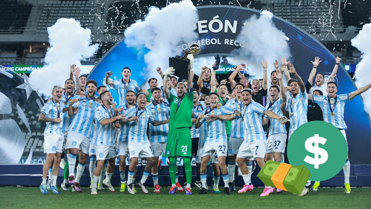 Cuánto dinero cobrará Racing por ganar la Recopa Sudamericana