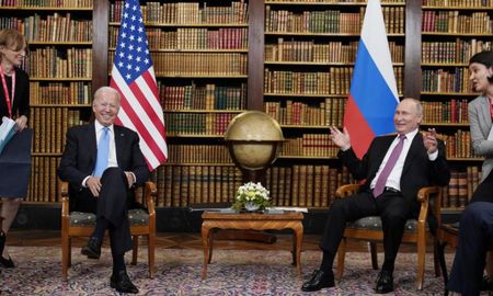 Joe Biden y Vladimir Putin. Joe Biden y Vladimir Putin.