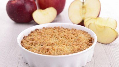 Cómo hacer crumble de manzana ¡sin azúcar!