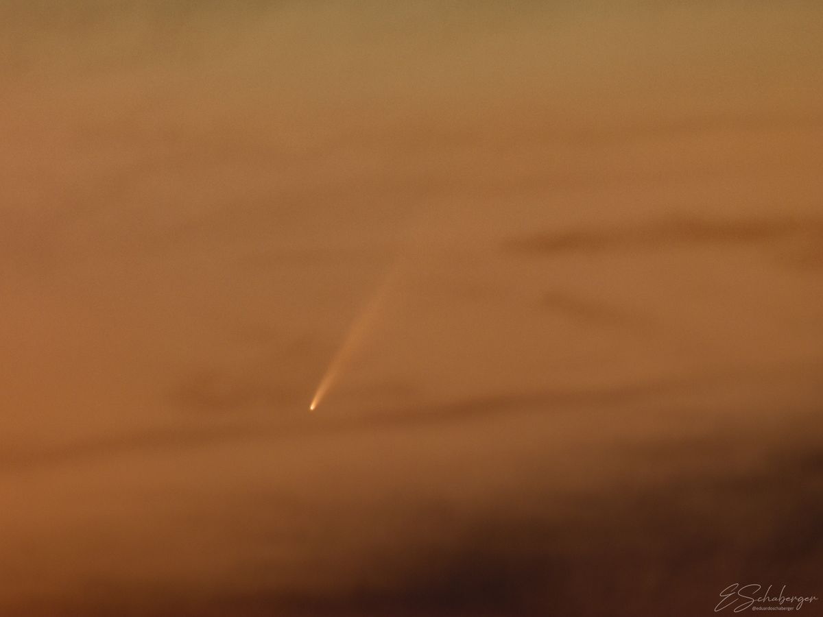 El cometa G3 ATLAS capturado desde Santa Fe.
