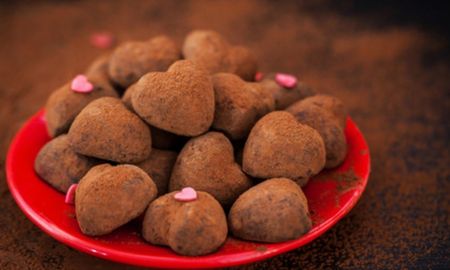 Trufas corazón: un clásico que no falla. Trufas corazón: un clásico que no falla.