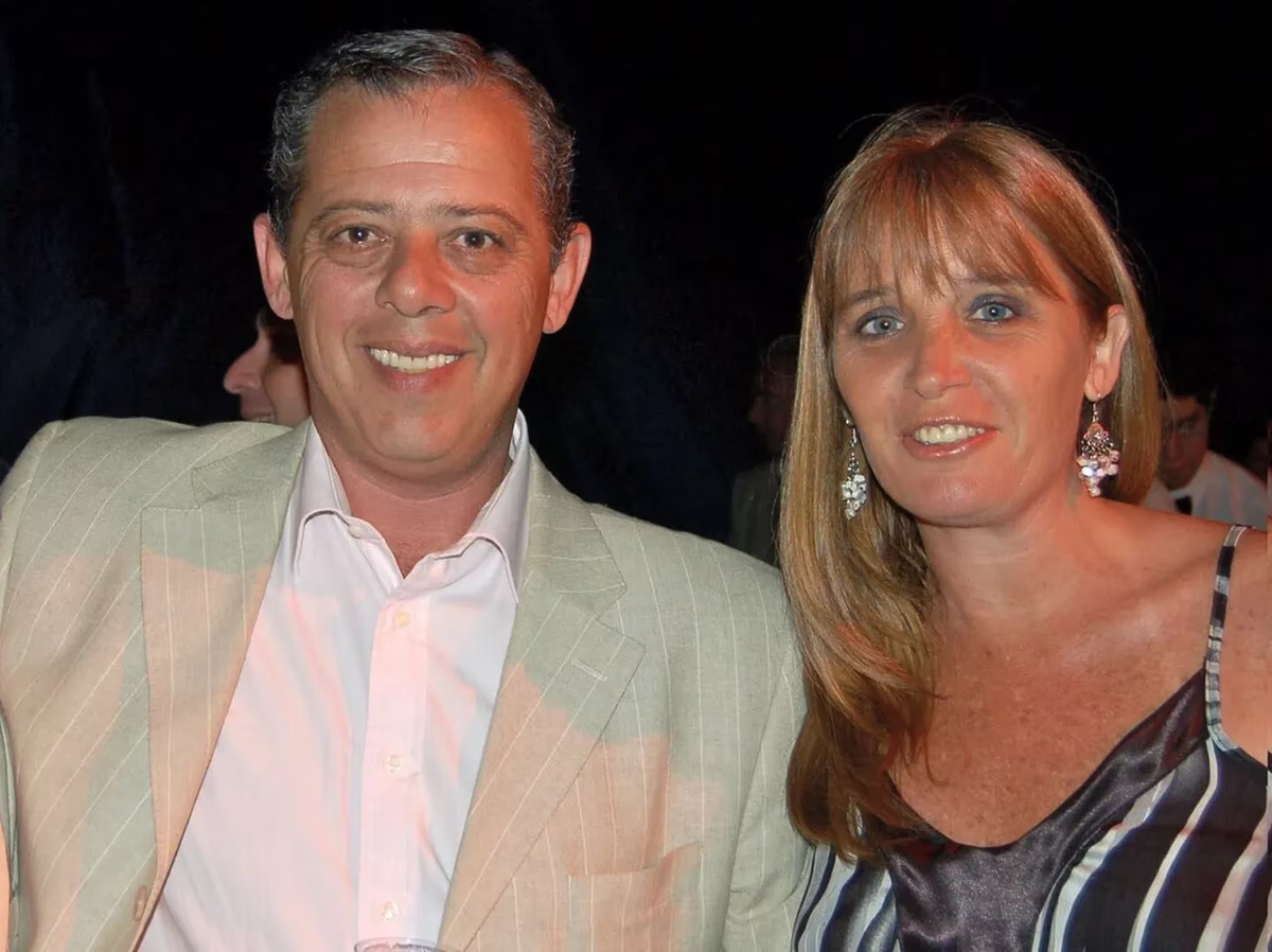 Rafael Maratea junto a su esposa, Mariana.