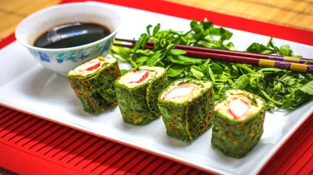 Rolls de atún y kanikama