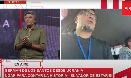 El enviado especial de AIRE en Ucrania, Germán de los Santos, se dirige a Kiev este viernes. El enviado especial de AIRE en Ucrania, Germán de los Santos, se dirige a Kiev este viernes.