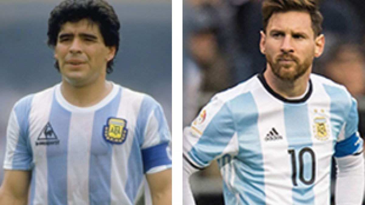 Prestigiosa revista inglesa publicó los 100 mejores jugadores de todos los tiempos: ¿Messi mejor que Maradona?