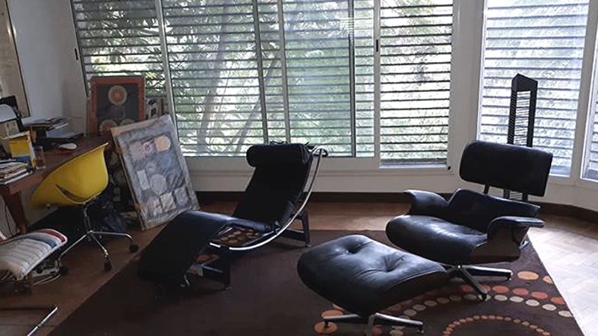 El interior de la casa de Gustavo Cerati.