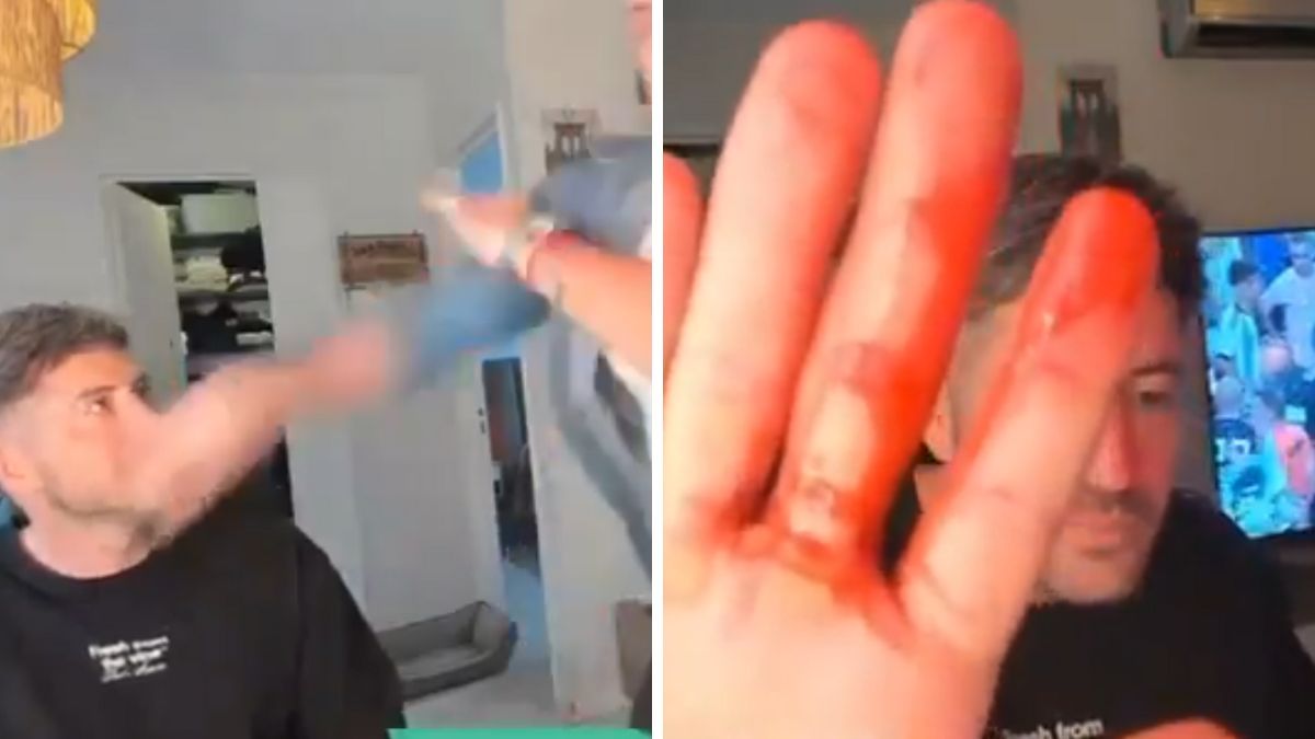 Dos ex participantes de Gran Hermano protagonizaron un insólito episodio en vivo.