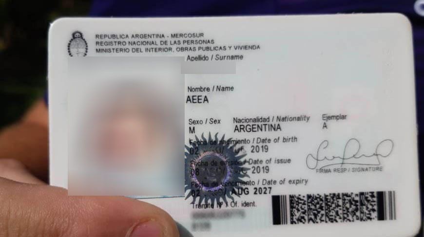 La imagen del falso DNI tom&oacute; notoriedad en medios nacionales.