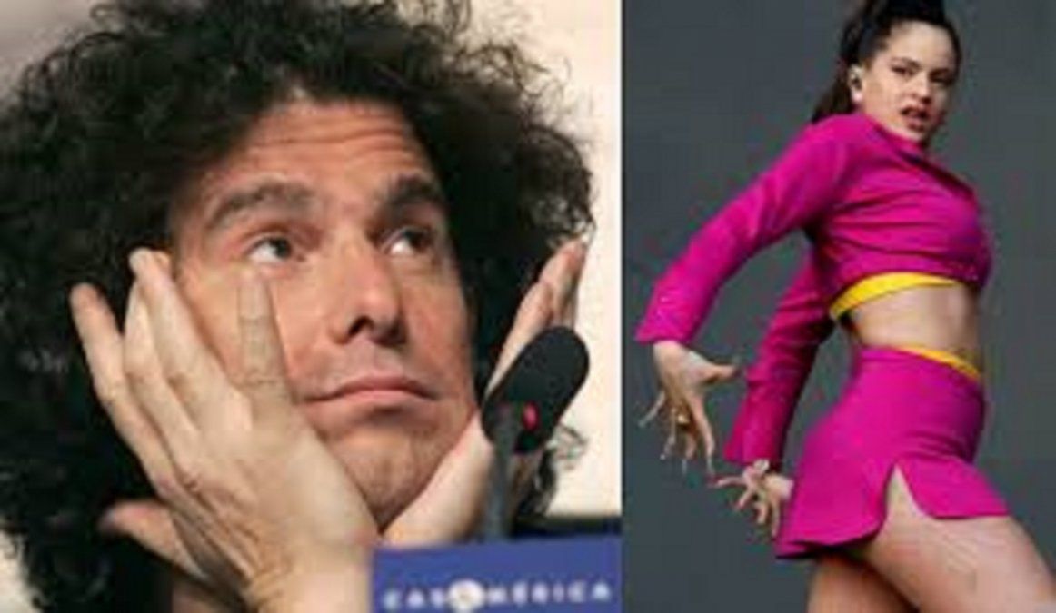 El fuerte mensaje de Andrés Calamaro para Rosalía: La engordan como a un chancho...