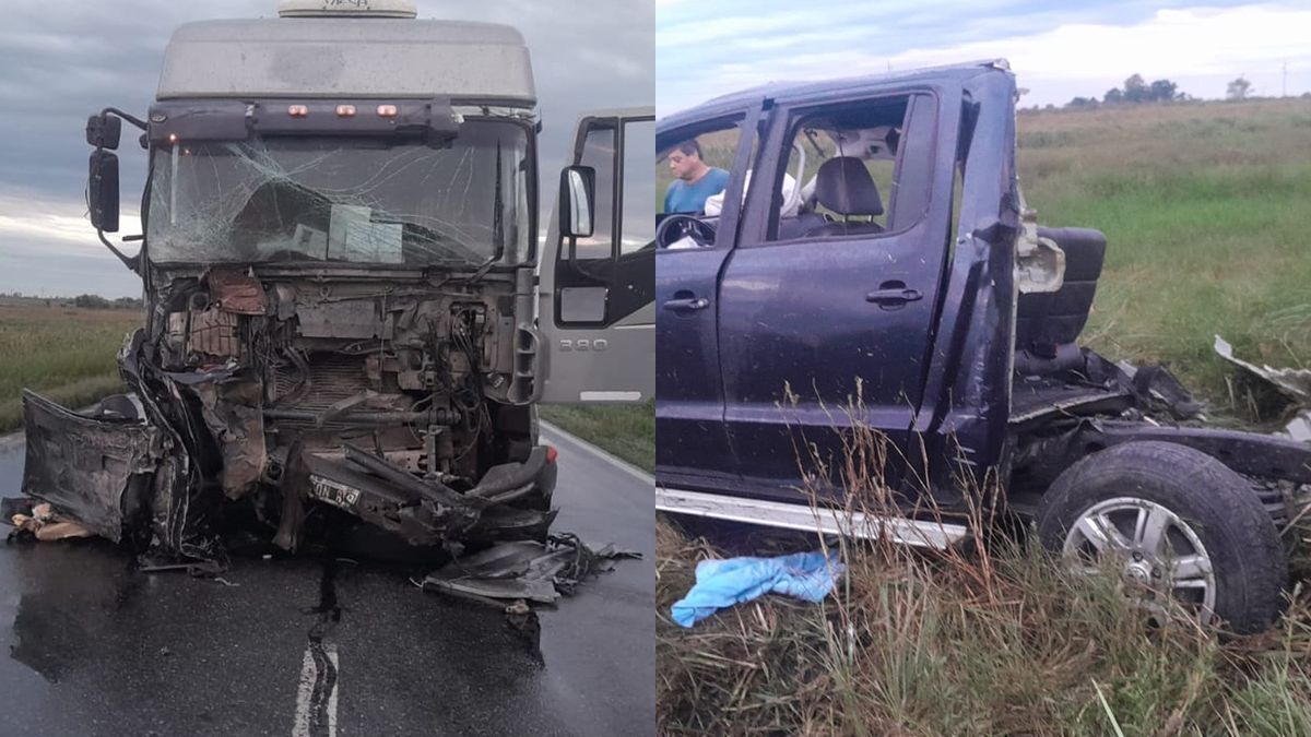 Grave siniestro vial en La Criolla: chocaron de frente un camión y una ...