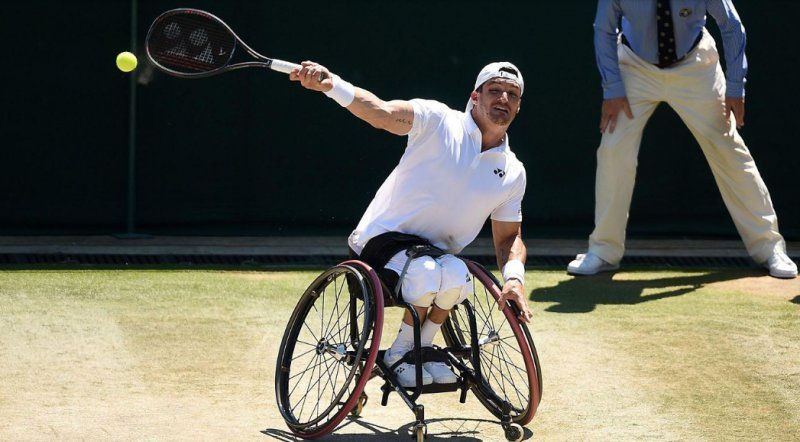 Gustavo Fernández se metió en la final de Wimbledon de tenis adaptado