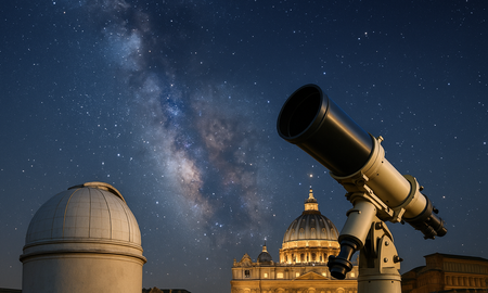 La astronomía y la fe, dos universos que a menudo se presentan como opuestos, encuentran un punto de encuentro en un lugar inesperado: el Observatorio Astronómico del Vaticano. La astronomía y la fe, dos universos que a menudo se presentan como opuestos, encuentran un punto de encuentro en un lugar inesperado: el Observatorio Astronómico del Vaticano.