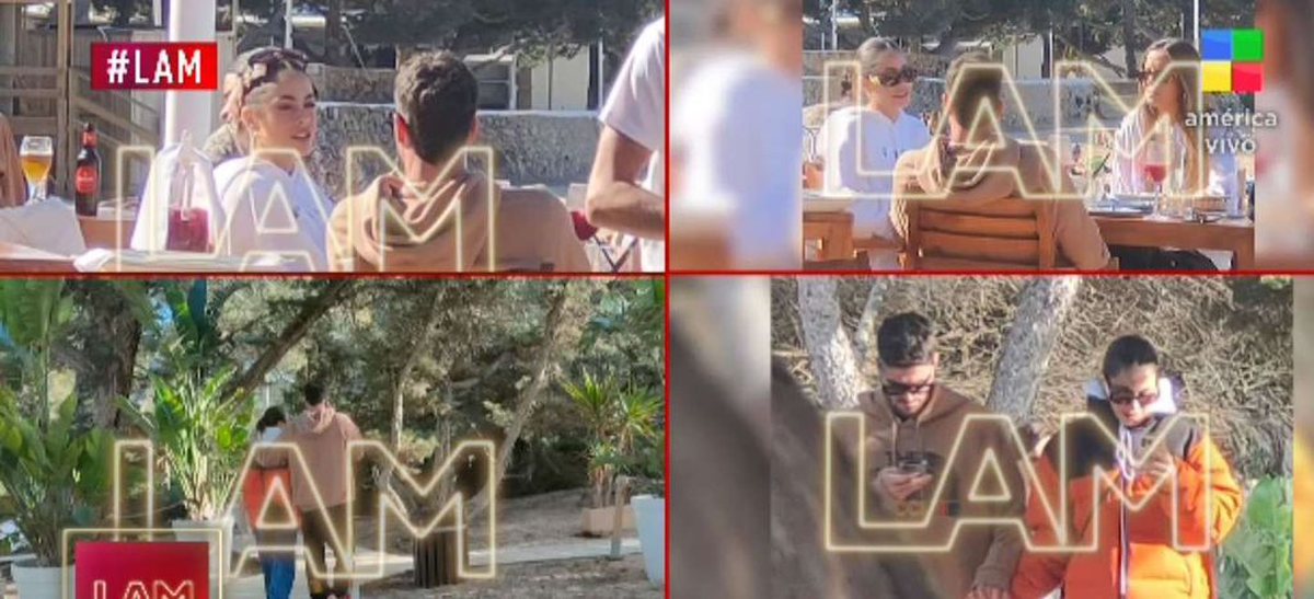 Las fotos de Tini y de Paul juntos fueron mostradas ayer en LAM, el ciclo conducido por &Aacute;ngel de Brito