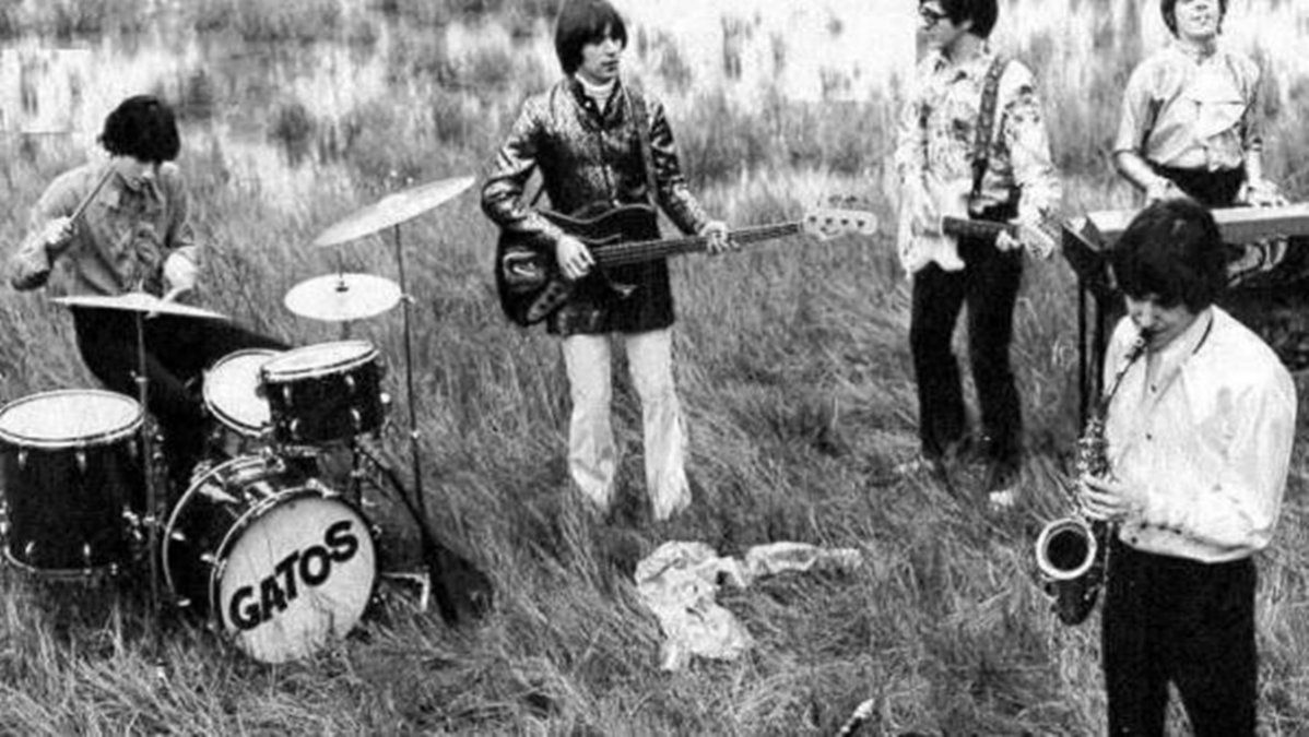 Los Gatos Salvajes, con el rosarino Lito Nebbia al frente, los fundadores del rock nacional.