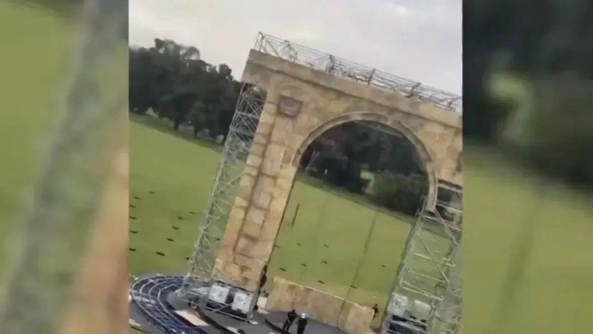 La puesta en escena de los shows de Tini en Hurlingham es muy ambiciosa. La puesta en escena de los shows de Tini en Hurlingham es muy ambiciosa.