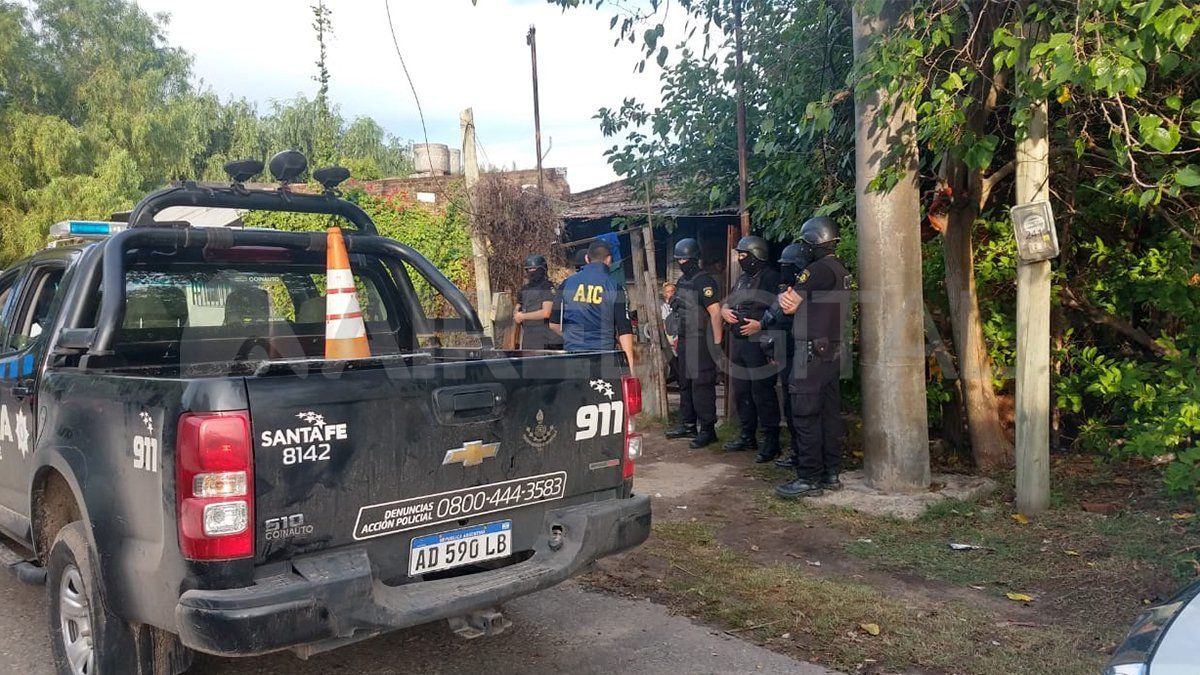 Allanamiento en Varadero Sarsotti