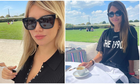 Tras desterrar las versiones de rivalidad con una foto, Wanda Nara elogió a Antonela Roccuzzo, la esposa de Lionel Messi. Tras desterrar las versiones de rivalidad con una foto, Wanda Nara elogió a Antonela Roccuzzo, la esposa de Lionel Messi.