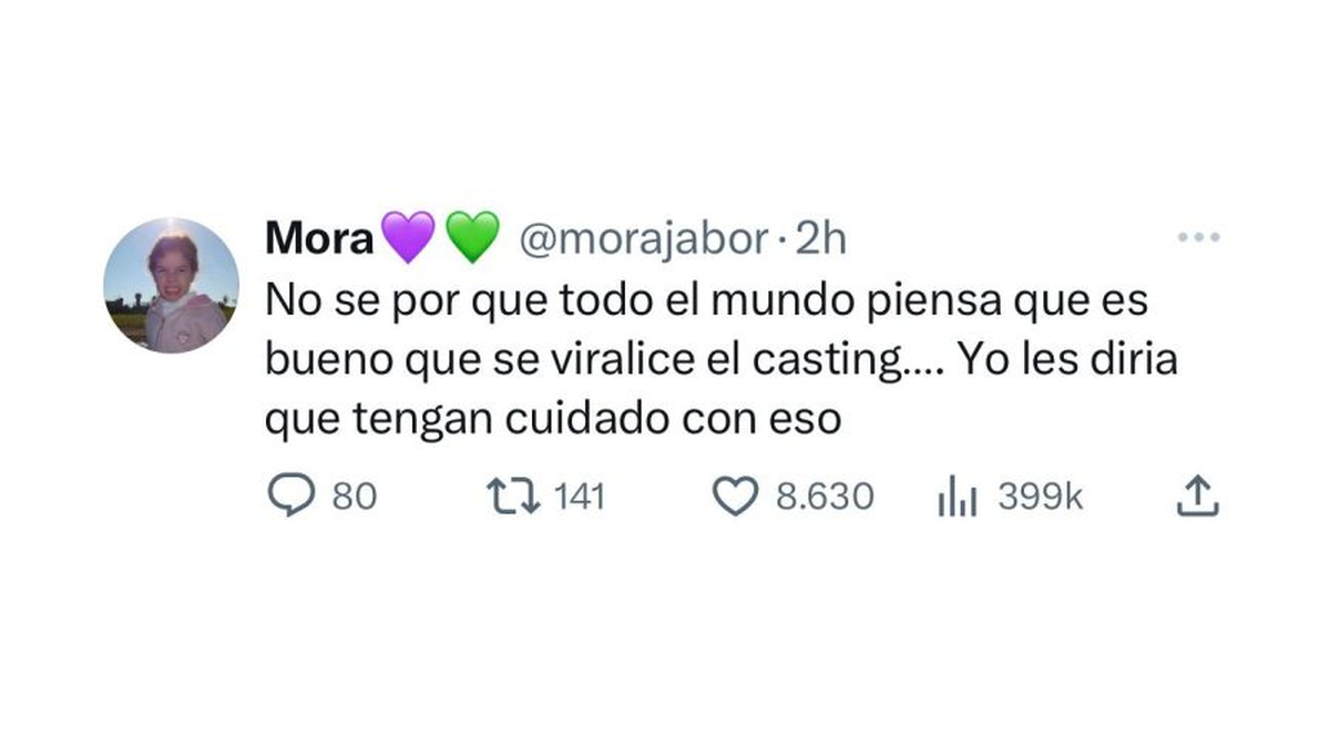 La dura advertencia de Mora Jabornisky a los aspirantes de Gran Hermano 2023.