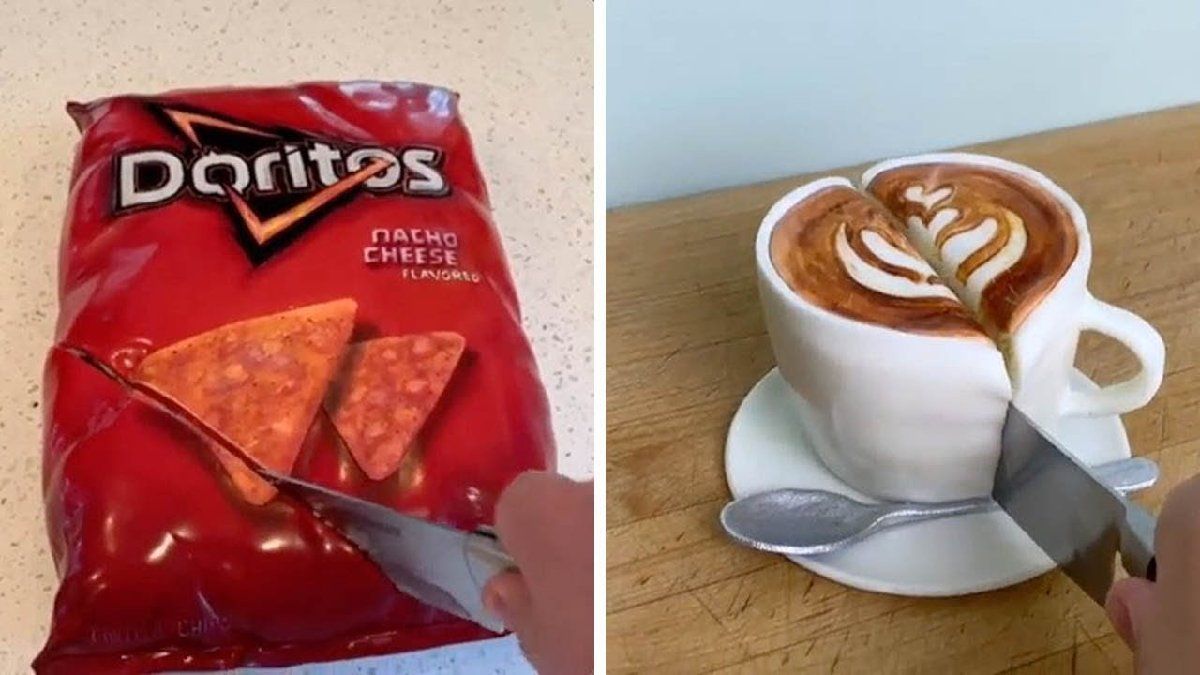 Un pastelero hace tortas hiperrealistas que están increíbles