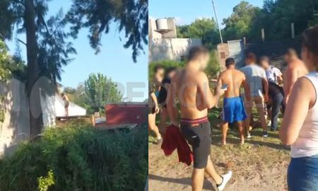 Los vecinos advirtieron lo que ocurría y lograron retener a los ladrones hasta el arribo de la policía Los vecinos advirtieron lo que ocurría y lograron retener a los ladrones hasta el arribo de la policía