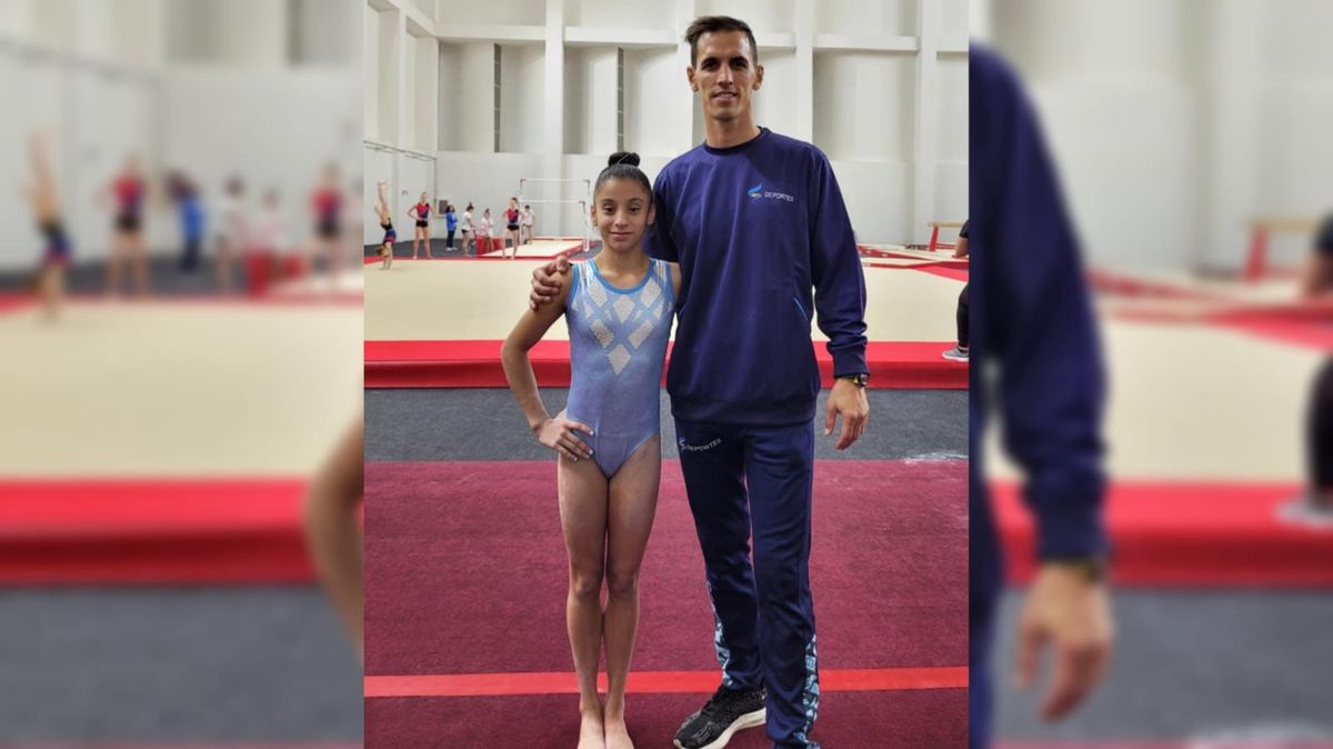 Emilia Acosta está en Turquía acompañada por Víctor Ingaramo, su entrenador desde los tres años.