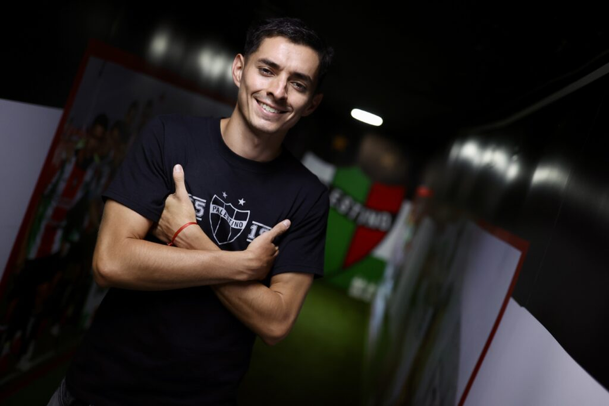 Pablo Palacio fue presentado como refuerzo de Palestino de Chile. Pablo Palacio fue presentado como refuerzo de Palestino de Chile.