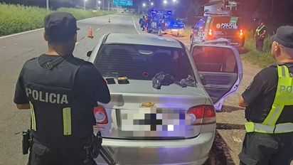 Santa Fe: detuvieron al pasajero de una app de viajes con medio kilo de cocaína en la Circunvalación