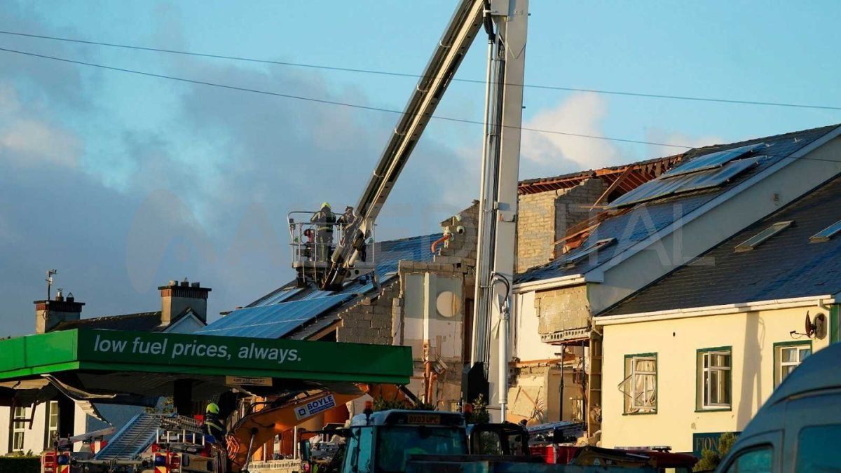 Explotó una estación de servicio en Irlanda.