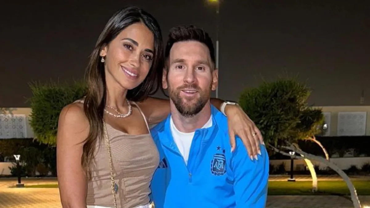 Antonela Roccuzzo y Lionel Messi. Antonela Roccuzzo y Lionel Messi.