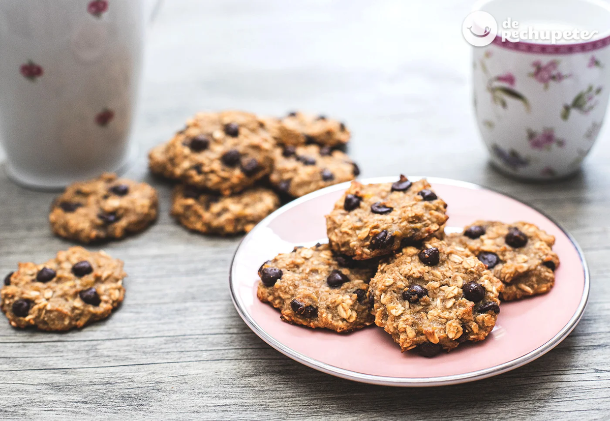 Galletas de avena y banana: saludables y deliciosas
