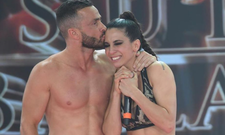Cinthia y Martín cuando eran pareja en el Bailando 2019. Cinthia y Martín cuando eran pareja en el Bailando 2019.