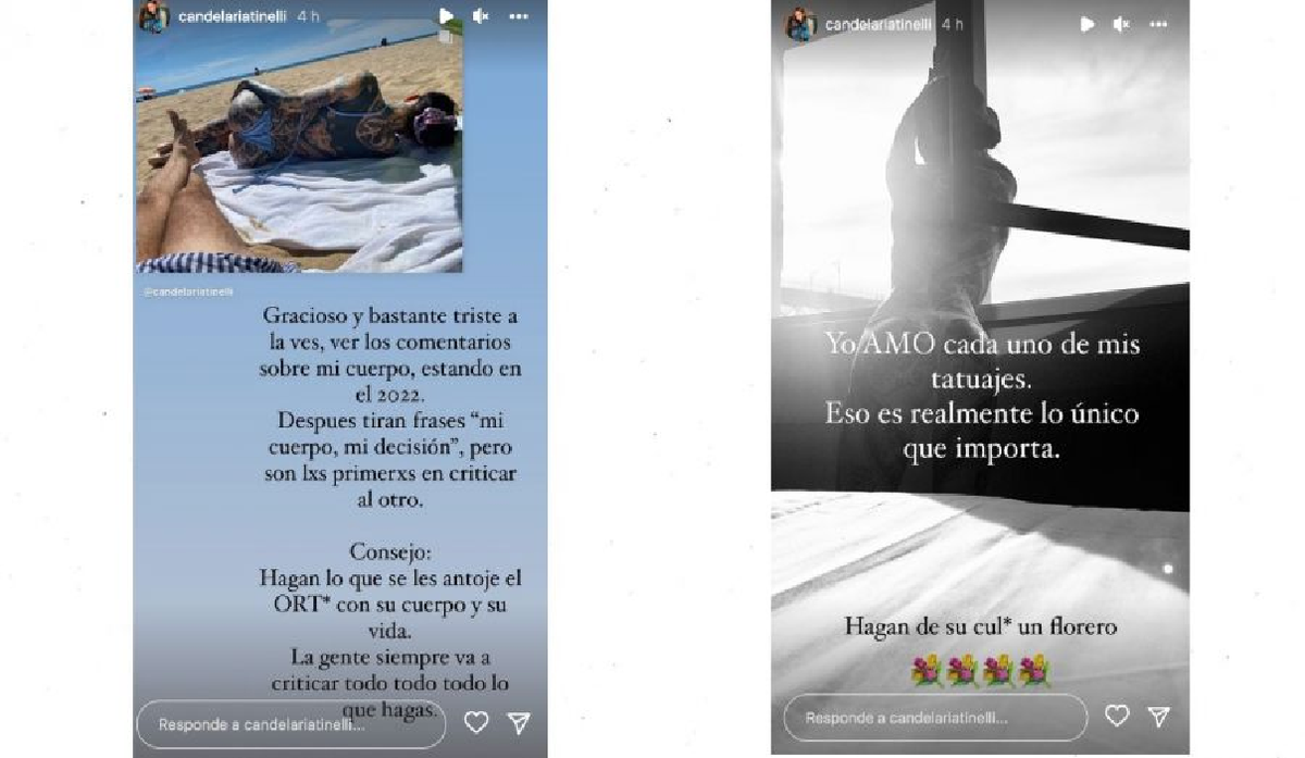 Qué le respondió Cande Tinelli a sus haters