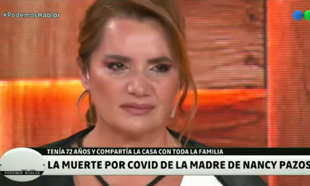Nancy Pazos se quebró al hablar de la muerte de su madre: Se murió en casa, la contagié yo