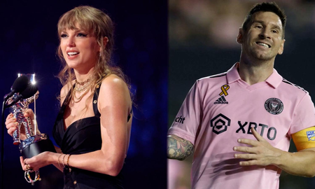 El título que Taylor Swift le sacó a Lionel Messi. El título que Taylor Swift le sacó a Lionel Messi.
