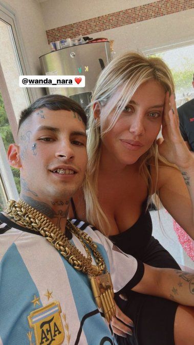 Wanda Nara y L-Gante, un romance que no prosperó.