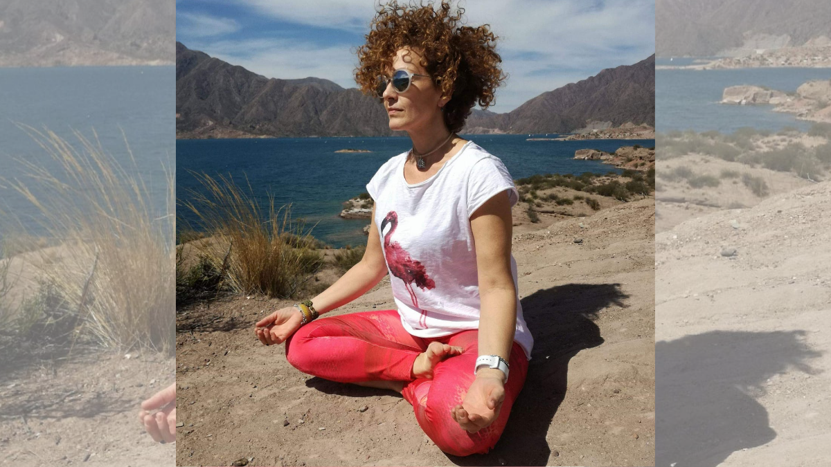 Mariam Schmidt, profesora de yoga