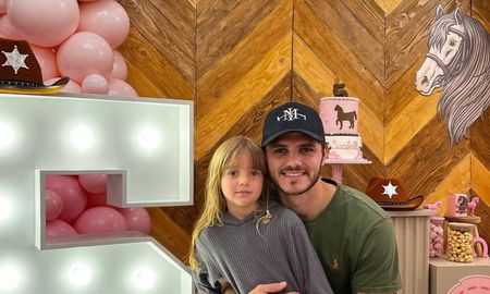 Mauro Icardi está emocionado por lo grande que está su nena. Mauro Icardi está emocionado por lo grande que está su nena.
