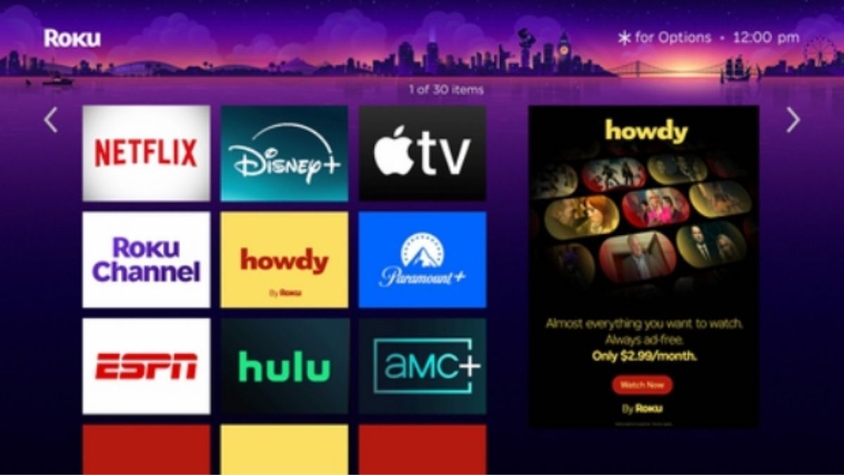 Roku presentó Howdy, su nuevo servicio de streaming. Roku presentó Howdy, su nuevo servicio de streaming.