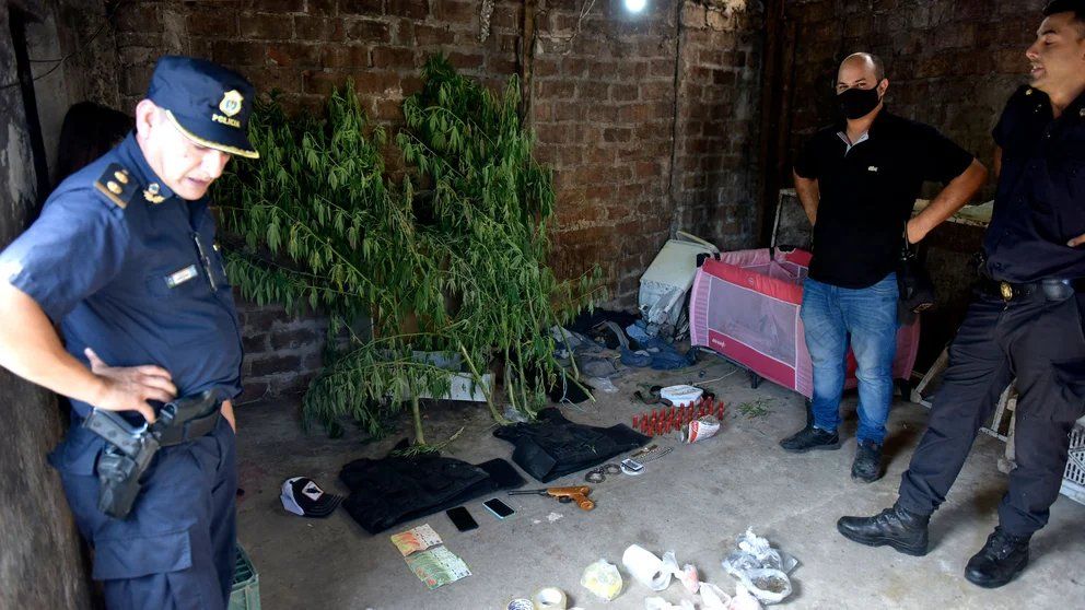 Así incautaban la droga adulterada en Buenos Aires.