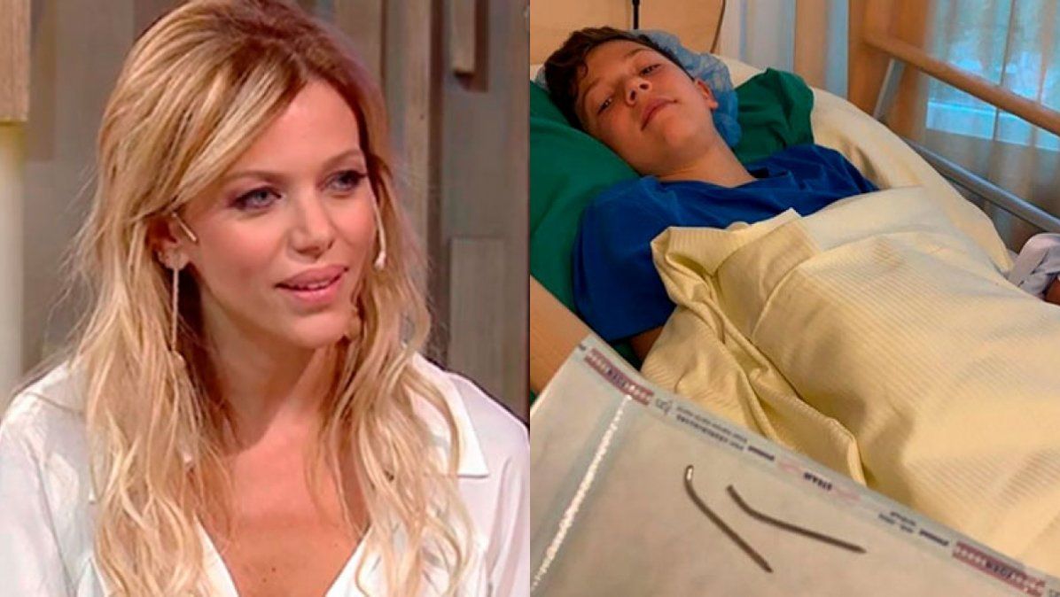 Bastian de doce años e hijo de Evangelina Anderson y Martín Demichelis