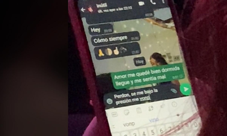 Le mintió a su novio por WhatsApp pero se supo la verdad y mostraron dónde estaba: Amor, me quedé dormida Le mintió a su novio por WhatsApp pero se supo la verdad y mostraron dónde estaba: Amor, me quedé dormida
